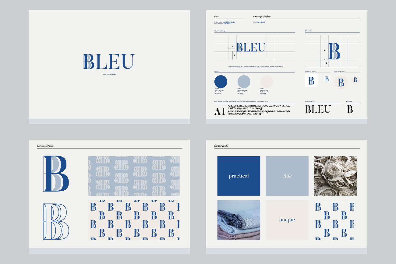 bleu fashion